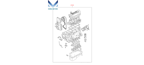 new engine 4g64 euro-1 complete for hyundai 1991-01